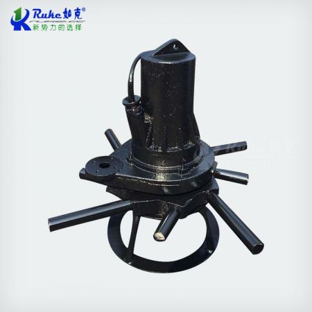 QXB離心式潛水曝氣機(jī)鑄鐵不銹鋼材質(zhì)污水生化氧化池處理曝氣增氧